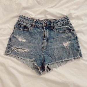 BDG cheeky high-wasted denim shorts